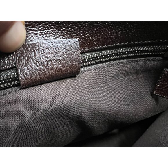 Vintage GUCCI GG Fabric Shoulder Cross Body Bag - Picture 13 of 14